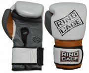 Ring to Cage 9667 Боксерские перчатки тренировочные RING TO CAGE Platinum GelTech Training Gloves - Safety Strap фото